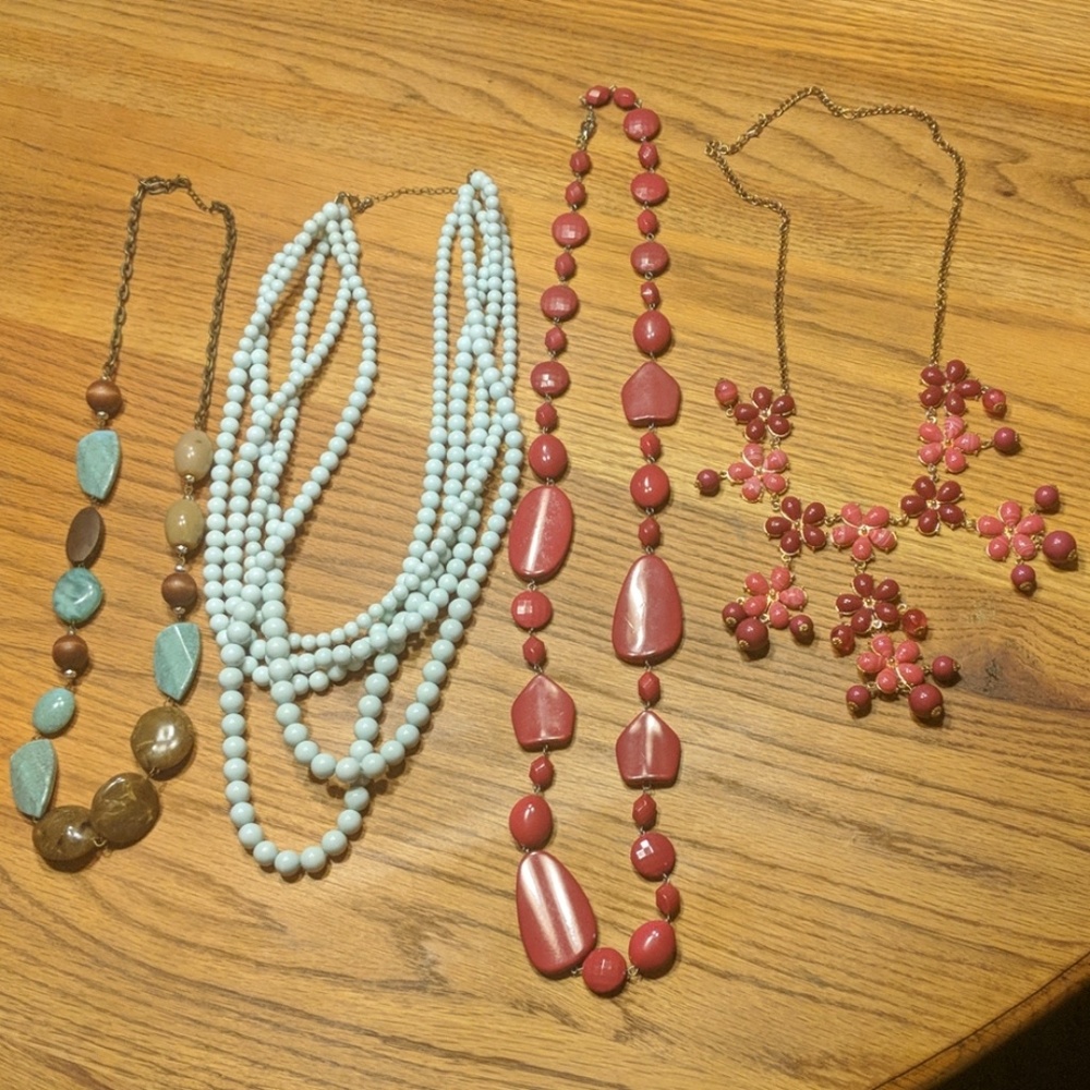 Spring color necklaces!